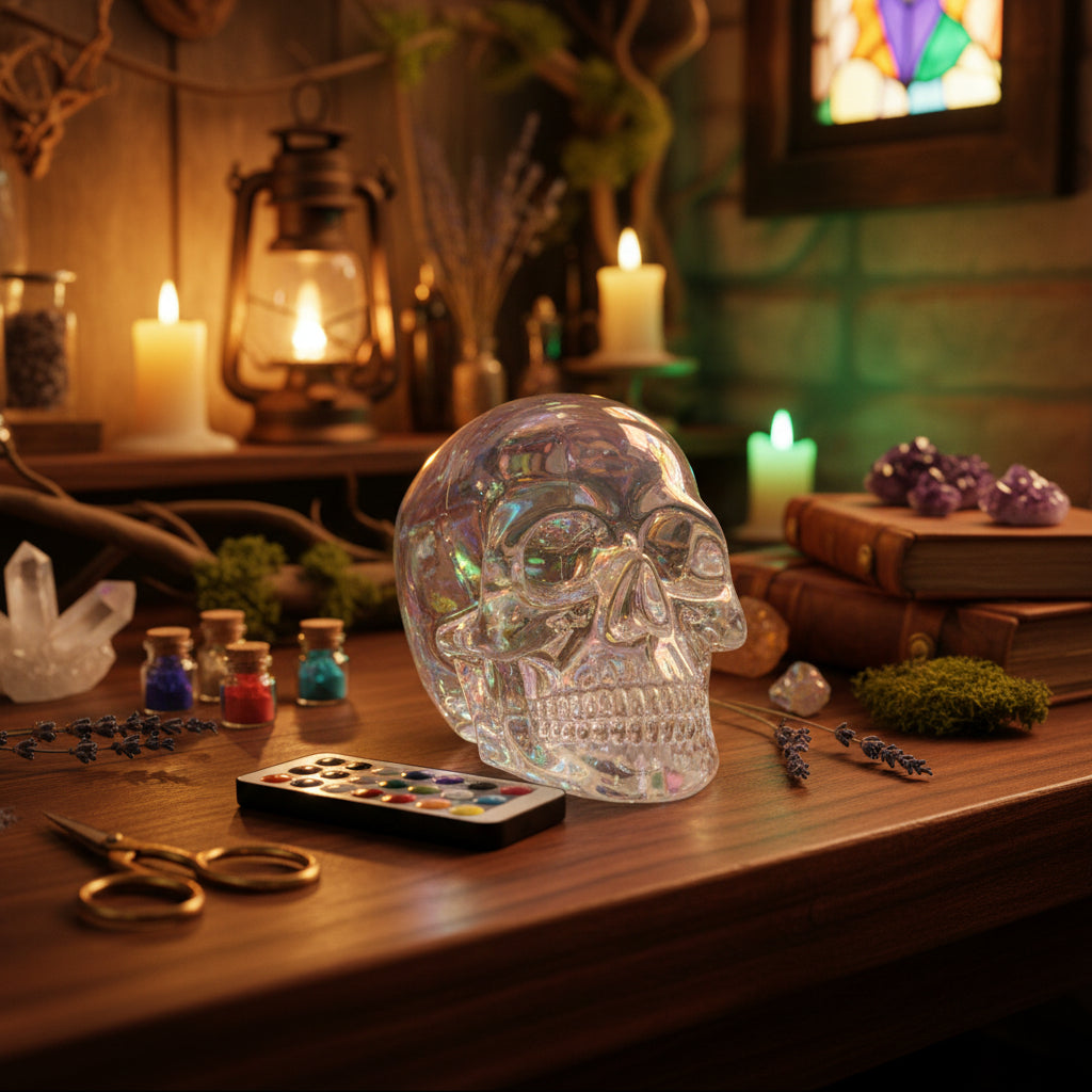 Astral Relic Skull – Illuminated Crystal Edition