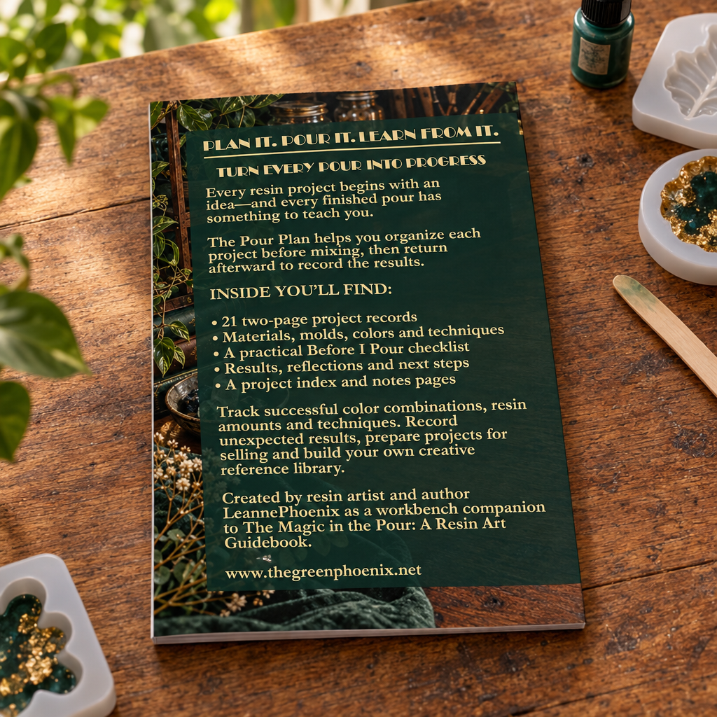 The Pour Plan: Resin Maker’s Project Workbook — Signed Copy