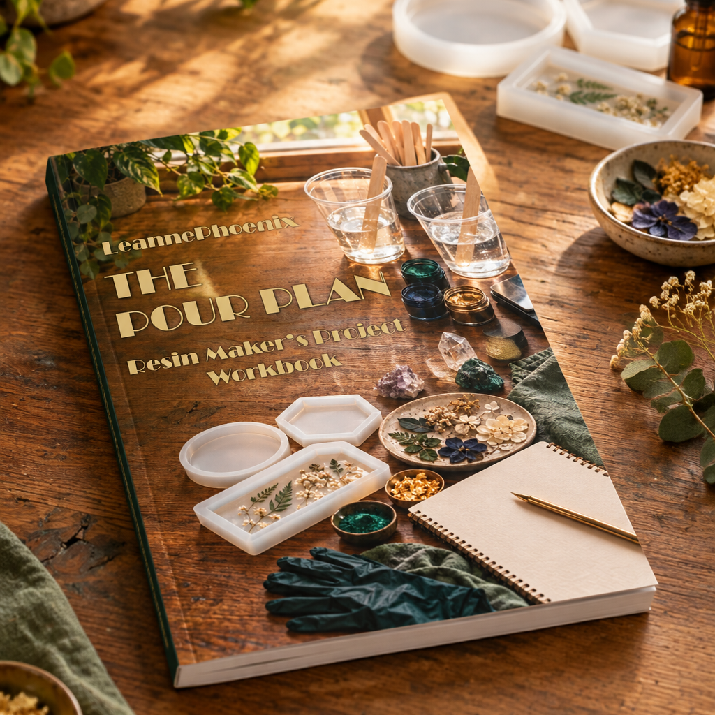 The Pour Plan: Resin Maker’s Project Workbook — Signed Copy